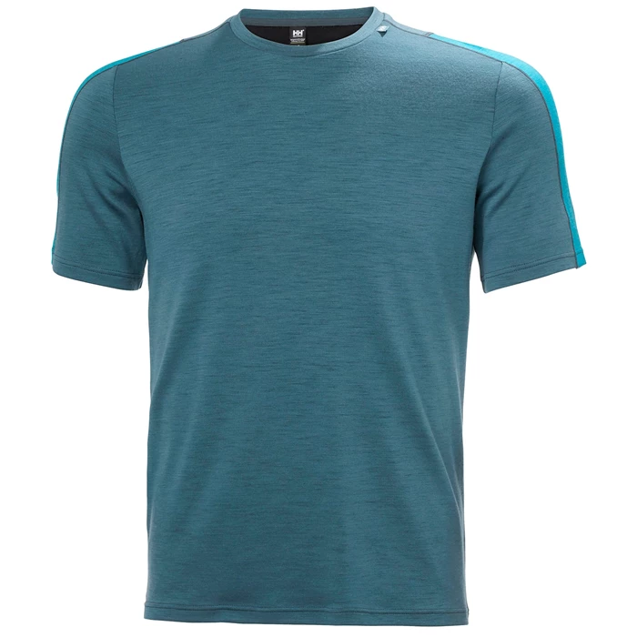 T Chemises Helly Hansen Lifa Merino Legere Homme Turquoise | 6741-TBYLU