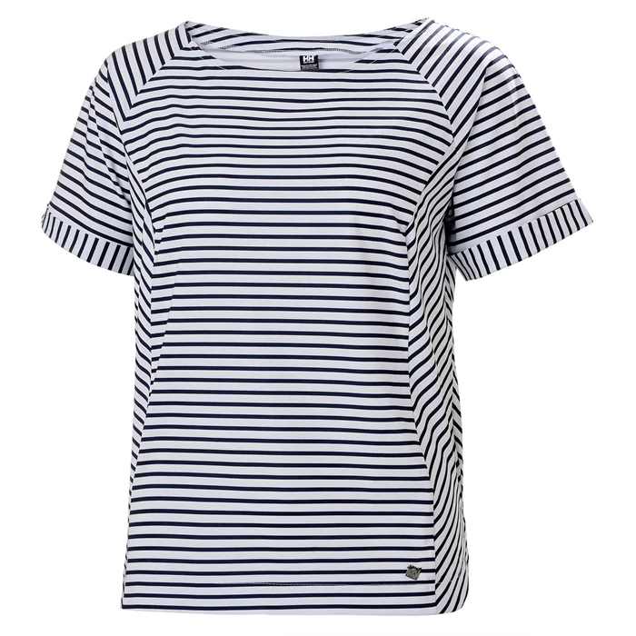 T Chemises Helly Hansen W Thalia Femme Bleu Marine Stripes | 9301-DGEQT