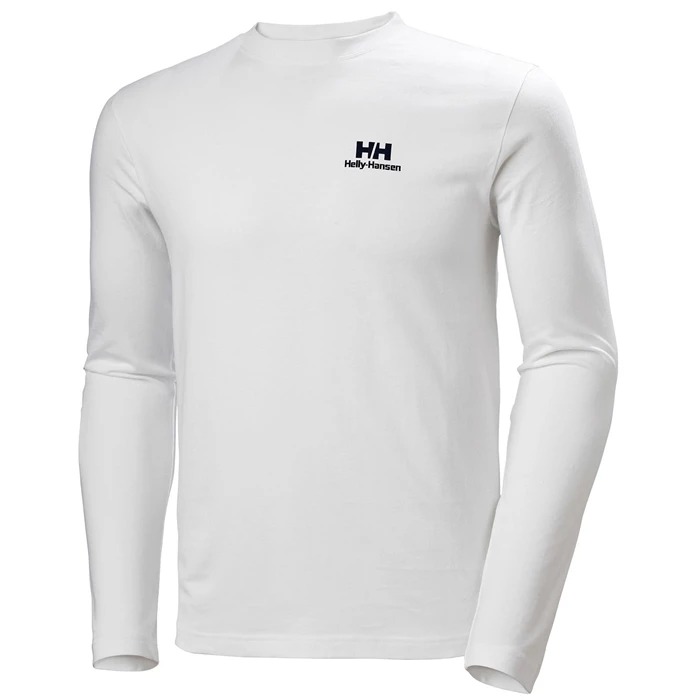 T Chemises Helly Hansen Yu20 Ls Homme Blanche | 4192-NPJVL