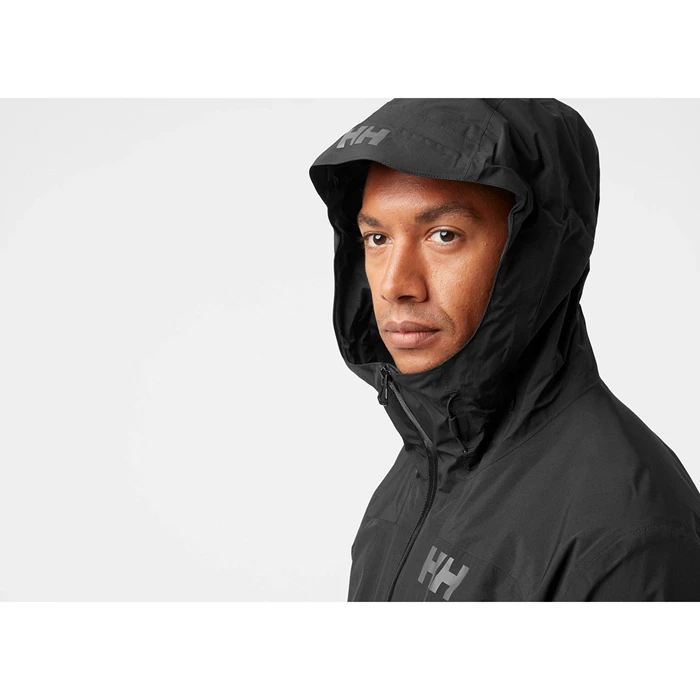 Vestes D'extérieur Helly Hansen Verglas 2l Ripstop Homme Noir | 0618-AEBTI