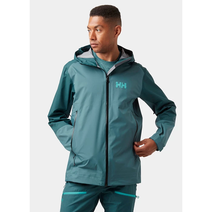 Vestes D'extérieur Helly Hansen Verglas 3l 2.0 Homme Vert Grise | 8392-TRNIL