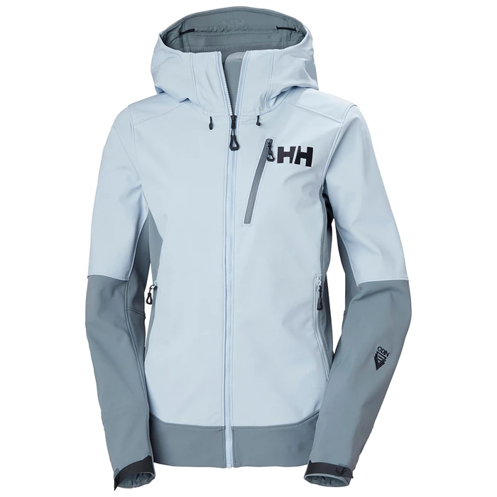 Vestes D\'extérieur Helly Hansen W Odin Mountain Soft Femme Grise Bleu | 8061-RUWVX