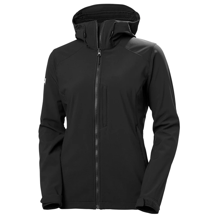 Vestes D\'extérieur Helly Hansen W Paramount Hood Soft Femme Noir | 8754-GCSYU