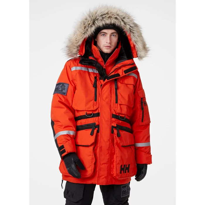 Vestes D'hiver Helly Hansen Arctic Patrol Modular Homme Rouge Grise | 0786-KAVPC