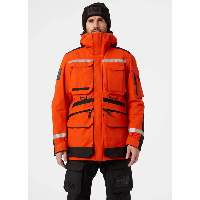 Vestes D'hiver Helly Hansen Arctic Patrol 3-in-1 Light Homme Rouge Orange | 4195-MPJFB