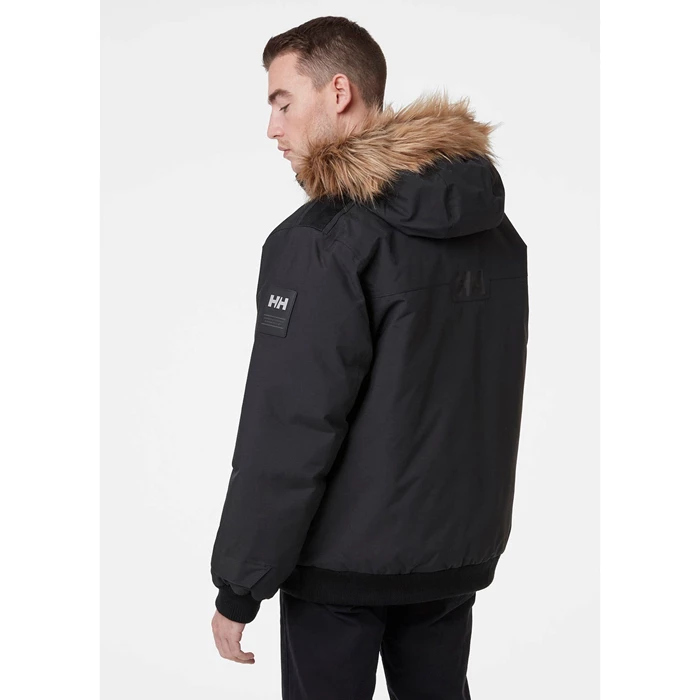 Vestes D'hiver Helly Hansen Barents Bomber Homme Noir | 4735-DBWRI