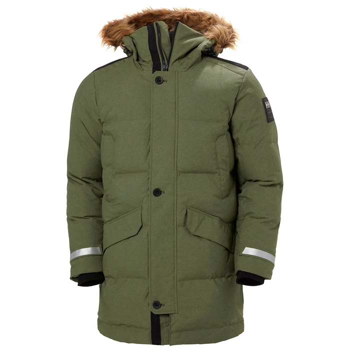 Vestes D'hiver Helly Hansen Barents Homme Grise Vert | 3825-ZVXAF