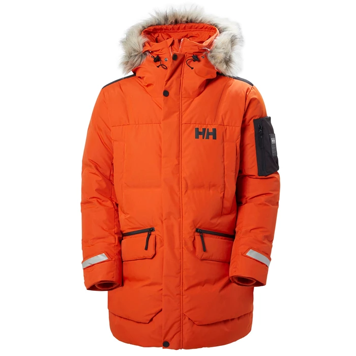 Vestes D'hiver Helly Hansen Bouvet Homme Rouge Orange | 7430-FQLGA