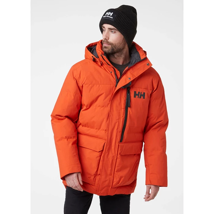 Vestes D'hiver Helly Hansen Tromsoe Homme Orange Rouge | 6378-MKBCJ