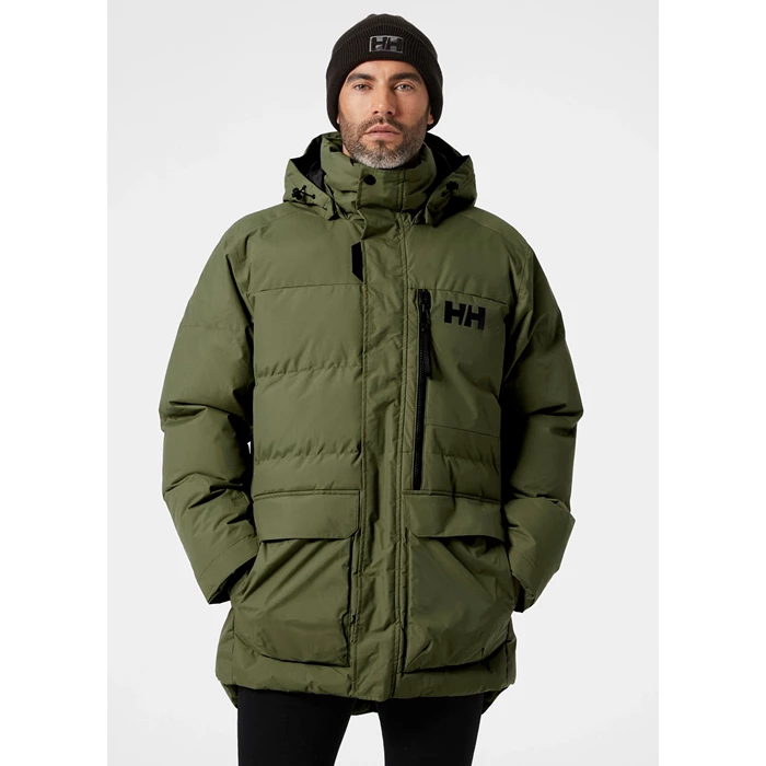 Vestes D'hiver Helly Hansen Tromsoe Homme Grise Vert | 9407-UJSEQ