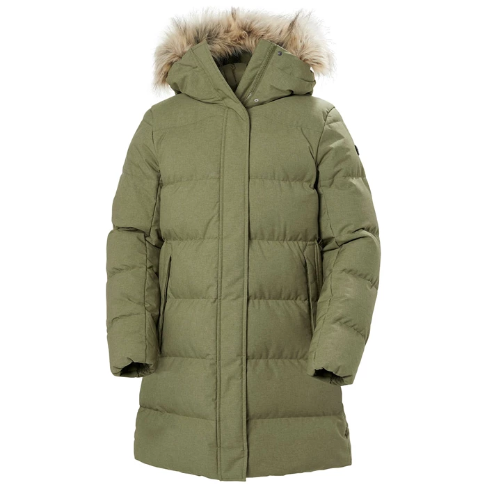 Vestes D\'hiver Helly Hansen W Blossom Puffy Femme Grise Vert | 5897-ZAWSM