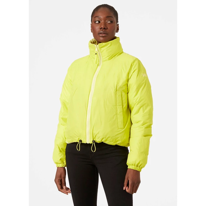 Vestes D'hiver Helly Hansen W Reversible Puffer Femme Jaune | 3218-KMHBU