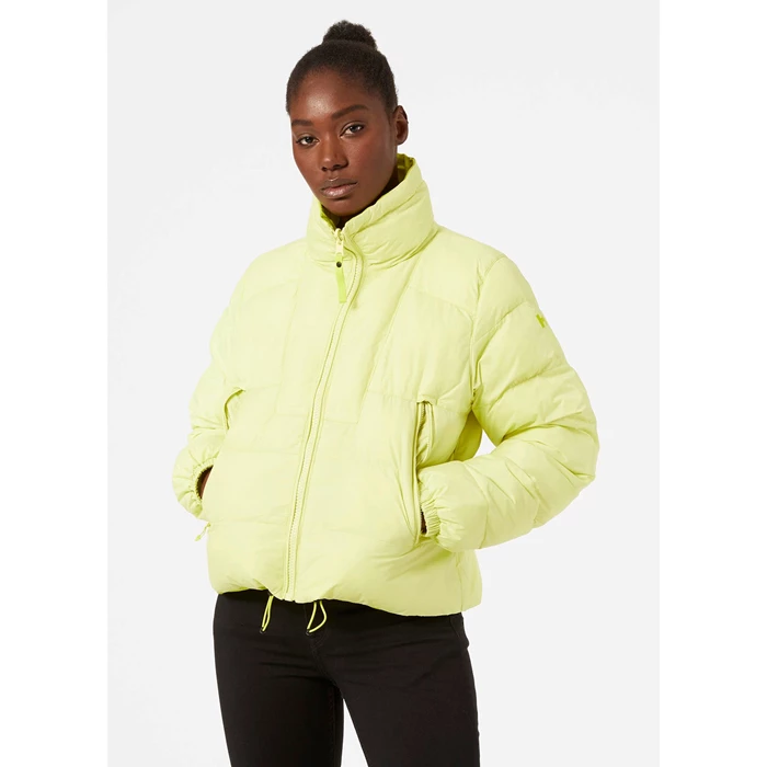 Vestes D'hiver Helly Hansen W Reversible Puffer Femme Jaune | 3218-KMHBU