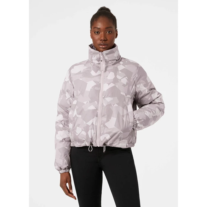 Vestes D'hiver Helly Hansen W Reversible Puffer Femme Grise | 7642-AEFBY