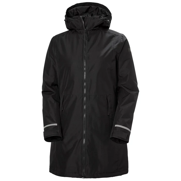 Vestes De Pluie Helly Hansen W Lisburn Insulated Femme Noir | 1490-HYBZM