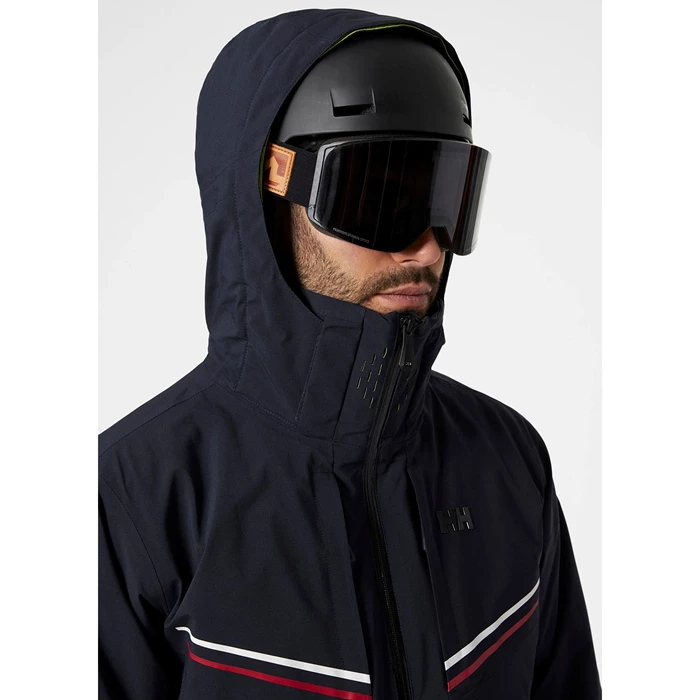 Vestes De Ski Helly Hansen Alpha Infinity Homme Bleu Marine | 9075-HABIW