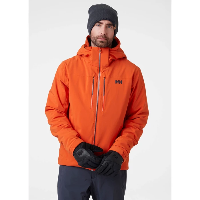 Vestes De Ski Helly Hansen Alpha Lifaloft Insulated Homme Rouge Orange | 1263-SPEBO