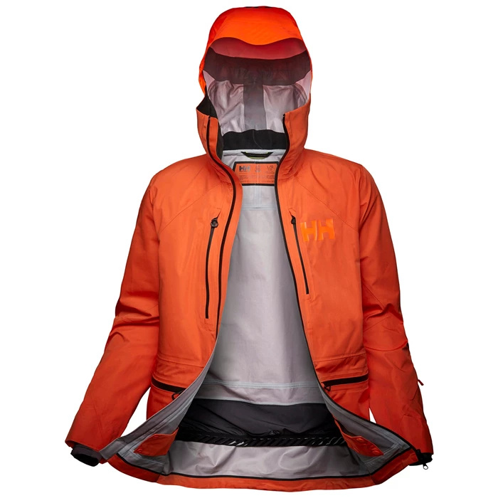 Vestes De Ski Helly Hansen Elevation Infinity 2.0 Homme Orange Grise | 2534-UHKWM