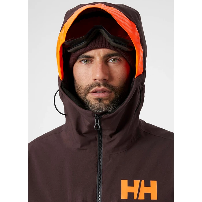 Vestes De Ski Helly Hansen Garibaldi Infinity Homme Grise Marron | 6794-NGDYJ