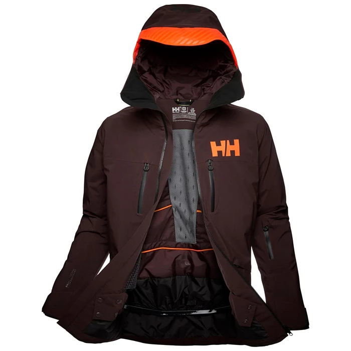 Vestes De Ski Helly Hansen Garibaldi Infinity Homme Grise Marron | 6794-NGDYJ