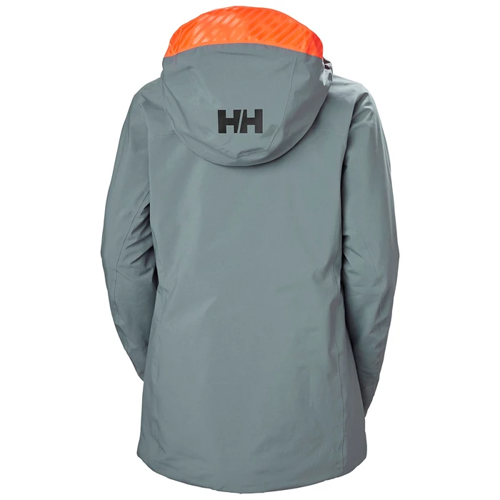 Vestes De Ski Helly Hansen W Powderqueen Infinity Femme Grise | 6481-KGQVP