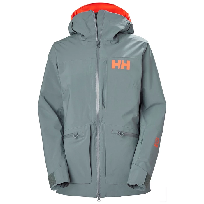 Vestes De Ski Helly Hansen W Powderqueen Infinity Femme Grise | 6481-KGQVP