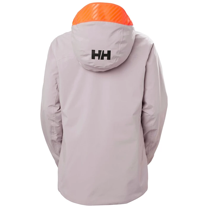 Vestes De Ski Helly Hansen W Powderqueen Infinity Femme Grise Violette | 6741-NRDUM