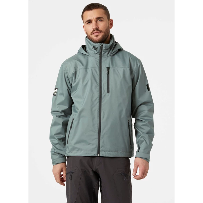 Vestes De Voile Helly Hansen Crew Encapuchonné Couche Intermédiaire Homme Grise | 5270-KEJVR