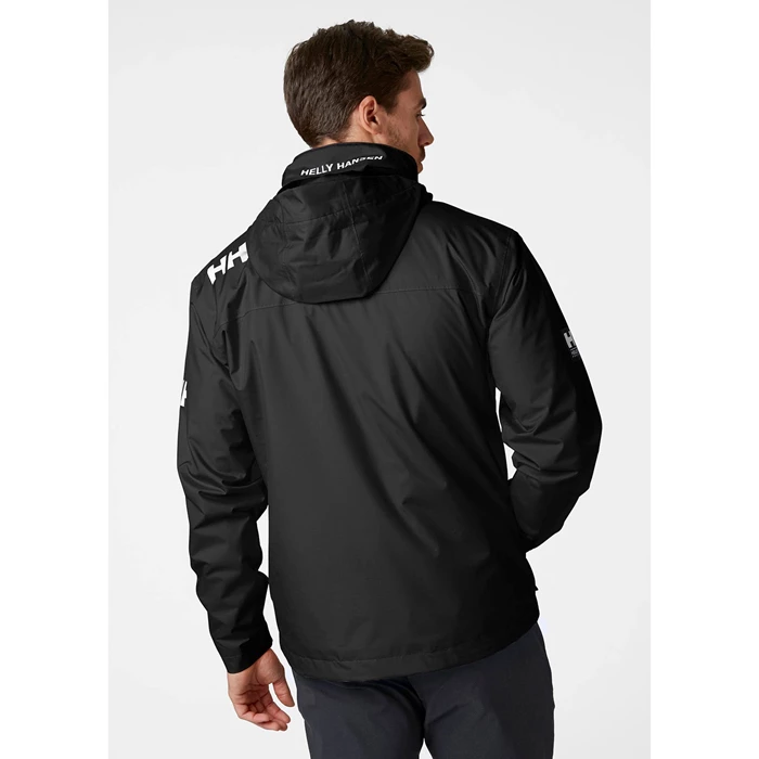 Vestes De Voile Helly Hansen Crew Encapuchonné Couche Intermédiaire Homme Noir | 6580-KHPZF