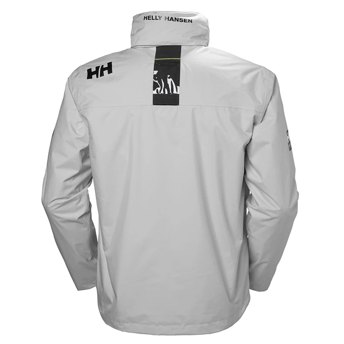 Vestes De Voile Helly Hansen Crew Encapuchonné Couche Intermédiaire Homme Grise | 8496-SXEGT