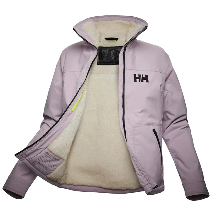 Vestes De Voile Helly Hansen W Arctic Shelled Wool Pile Femme Grise Violette | 3821-ICKUO