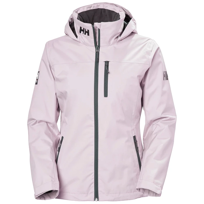 Vestes De Voile Helly Hansen W Crew Encapuchonné Couche Intermédiaire Femme Grise Violette | 5267-FBLYD