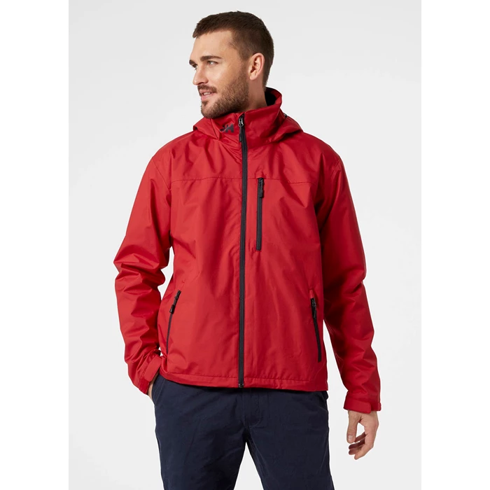 Vestes Décontractées Helly Hansen Crew Encapuchonné Homme Rouge | 9165-CNEKP