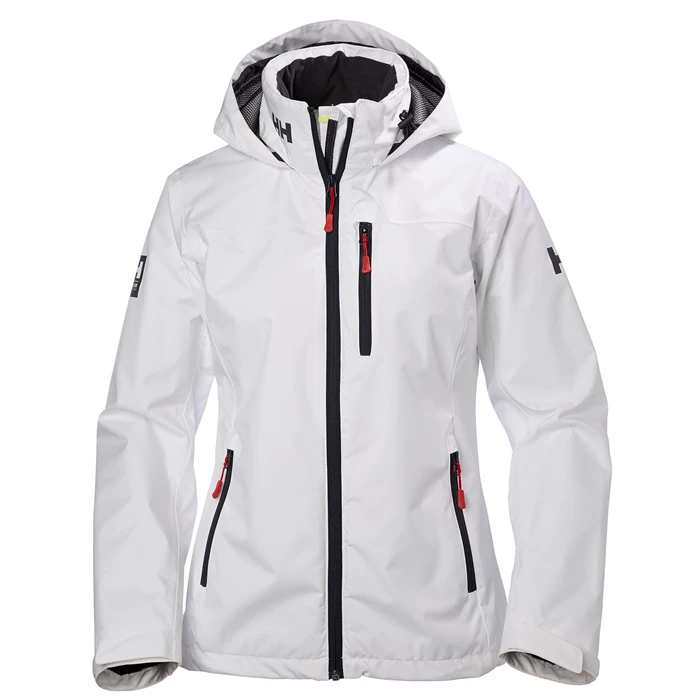 Vestes Décontractées Helly Hansen W Crew Encapuchonné Couche Intermédiaire Femme Blanche | 9278-XONEG