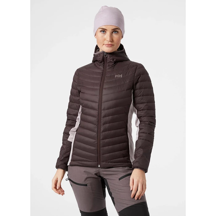 Vestes Décontractées Helly Hansen W Verglas Encapuchonné Hybrid Femme Grise | 9710-ONMJB