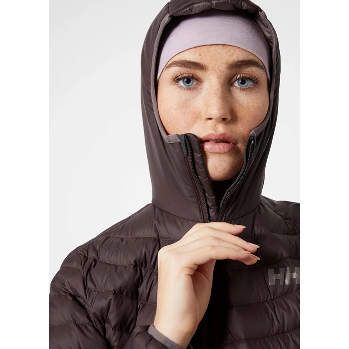 Vestes Décontractées Helly Hansen W Verglas Encapuchonné Hybrid Femme Grise | 9710-ONMJB