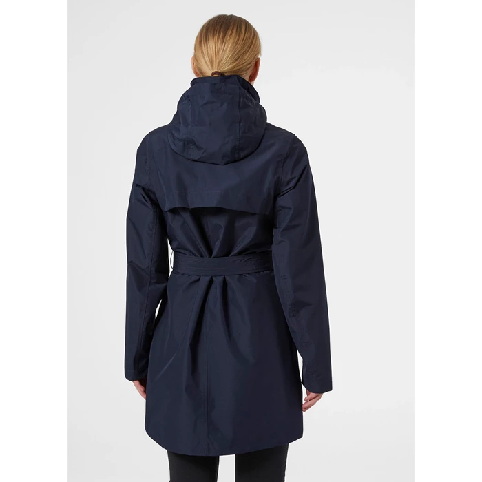 Vestes Décontractées Helly Hansen W Welsey Ii Trench Femme Bleu Marine | 6382-LEJOU