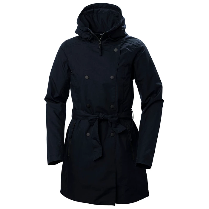 Vestes Décontractées Helly Hansen W Welsey Ii Trench Insulated Femme Bleu Marine | 7602-UOMPN