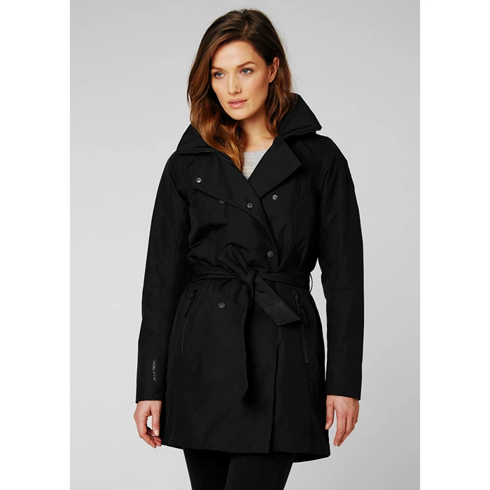 Vestes Décontractées Helly Hansen W Welsey Ii Trench Insulated Femme Noir | 8739-VQZXC