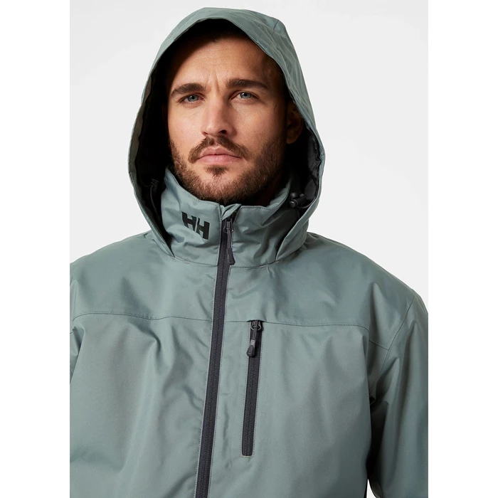 Vestes Isolées Helly Hansen Crew Encapuchonné Couche Intermédiaire Homme Grise | 7534-TSEPR