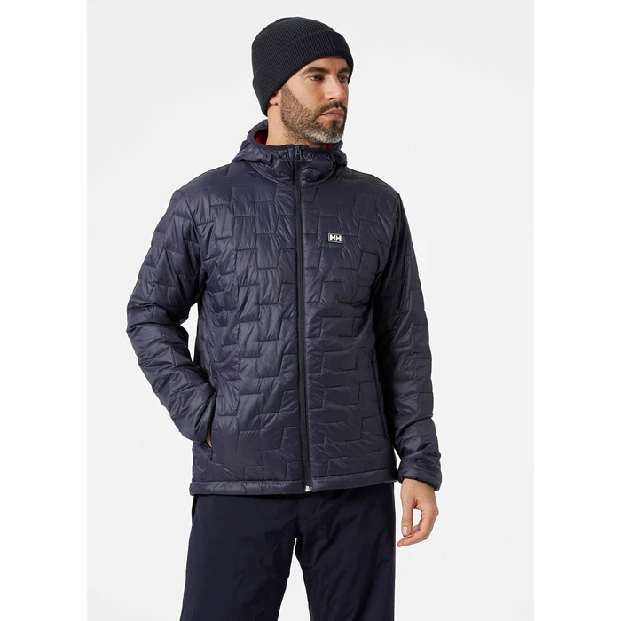 Vestes Isolées Helly Hansen Lifaloft Encapuchonné Homme Bleu Marine | 9162-NBDWF