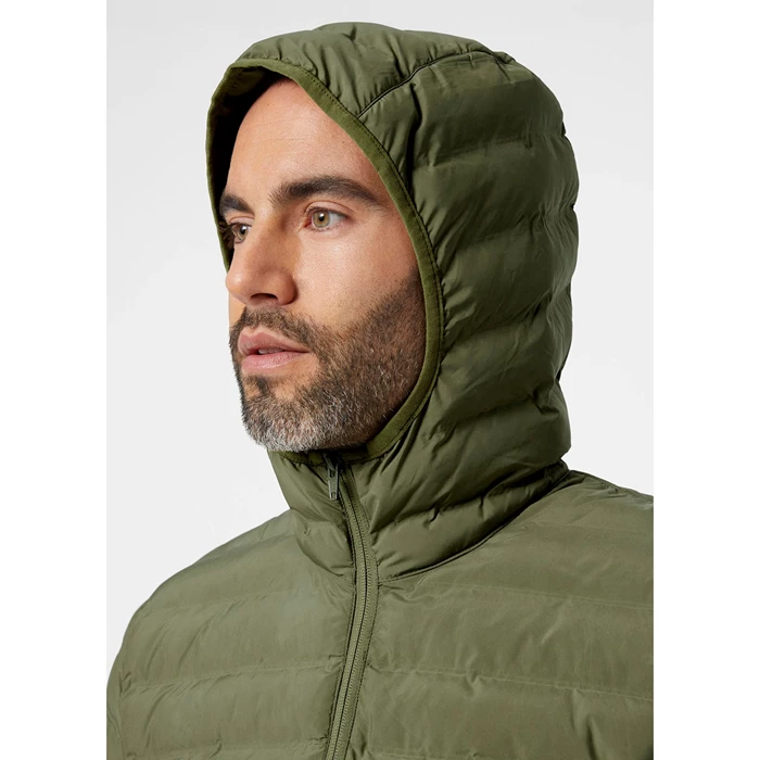 Vestes Isolées Helly Hansen Mono Materiel Encapuchonné Homme Vert | 4251-EWUIV