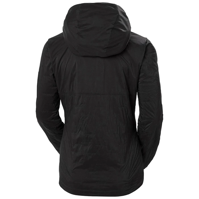 Vestes Isolées Helly Hansen W Lifaloft Air Encapuchonné Femme Noir | 7289-COPLX