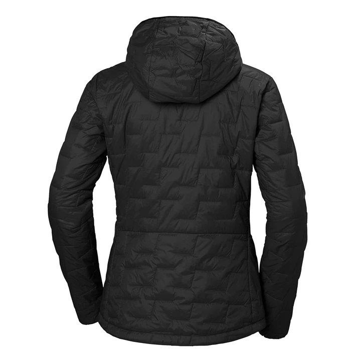 Vestes Isolées Helly Hansen W Lifaloft Encapuchonné Femme Noir | 3174-RUNZW