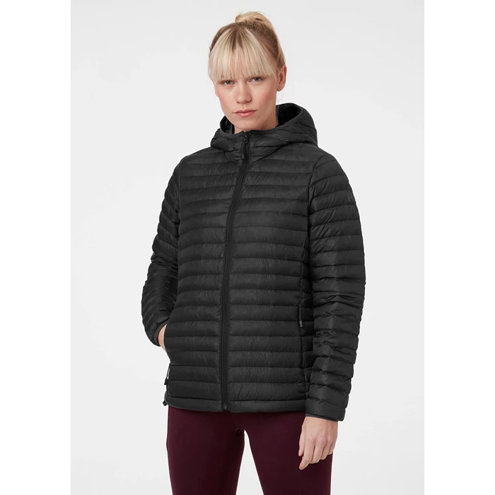 Vestes Isolées Helly Hansen W Sirdal Encapuchonné Jack Femme Noir | 0517-QHWYA