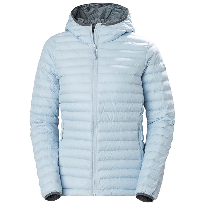 Vestes Isolées Helly Hansen W Sirdal Encapuchonné Jack Femme Bleu Grise | 7251-TOEHV