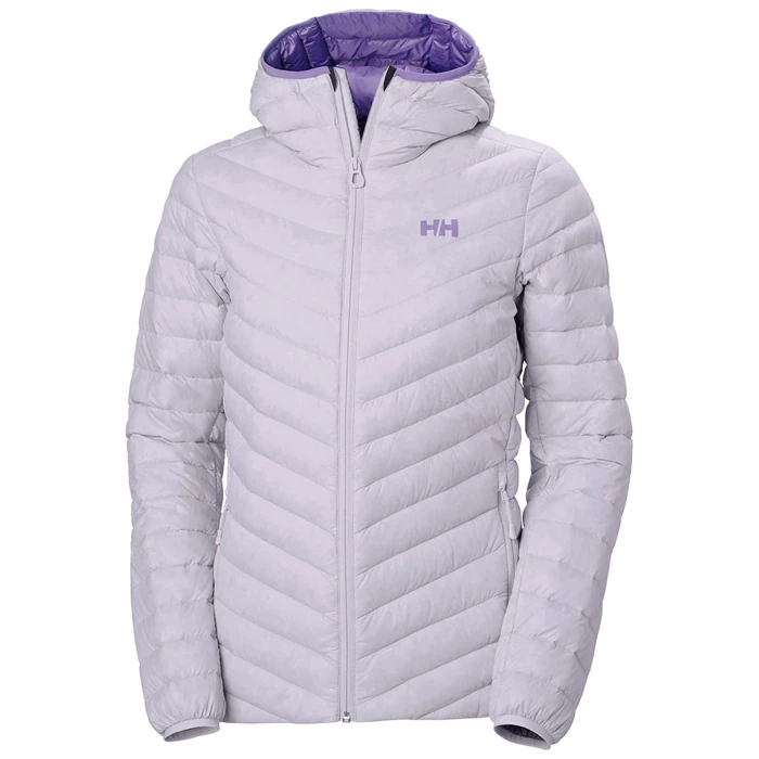 Vestes Isolées Helly Hansen W Verglas Encapuchonné Femme Grise Violette | 3042-WGSZL