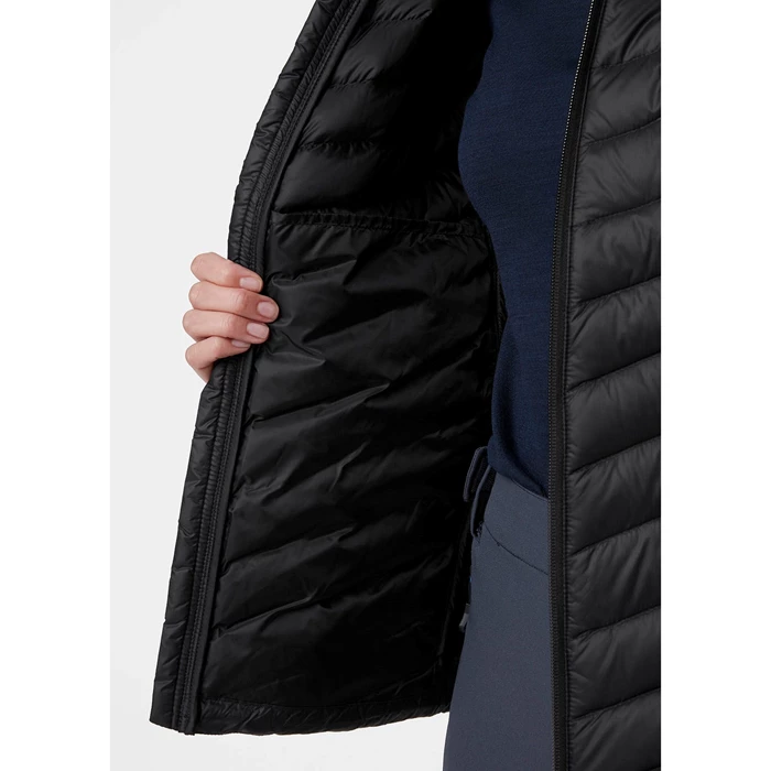 Vestes Isolées Helly Hansen W Verglas Encapuchonné Femme Noir | 9347-IPXOS