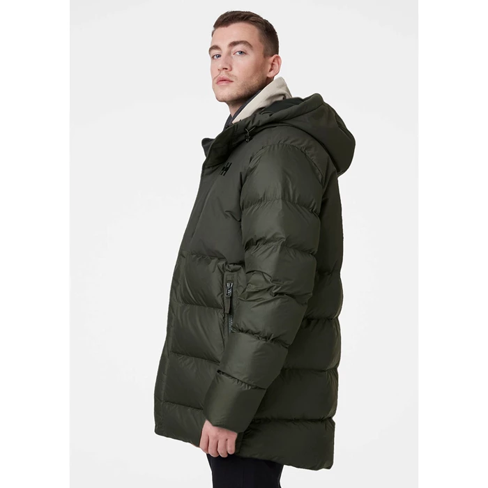 Vestes Parkas Helly Hansen Active Puffy Long Homme Grise Noir | 7619-GWEOQ