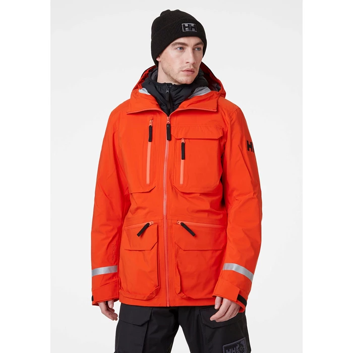 Vestes Parkas Helly Hansen Arctic Patrol Modular Homme Rouge Grise | 1824-XOIGW